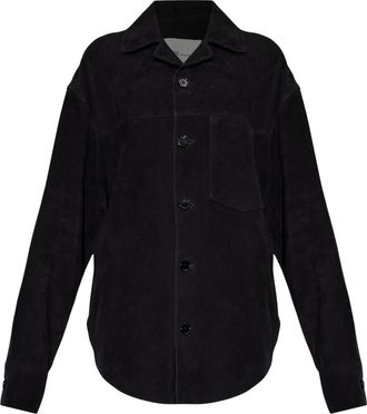 Ami Camicia in camoscio - - Blouses & Shirts - Donna - Nero - 2XS