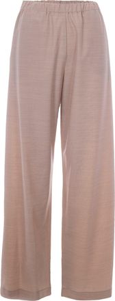 Fabiana Filippi Grey Casha Wool Straight-Leg Pants