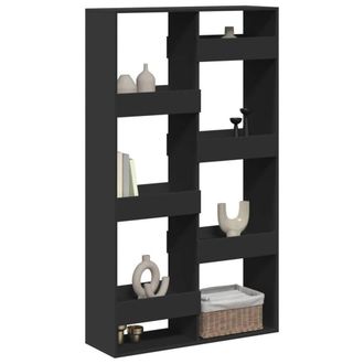 Berkfield Home Room Divider Black 100x33x175 cm Engineered Wood | Size: 100 x 33 x 175 cm
