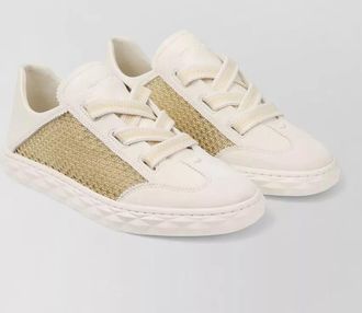 Jimmy Choo London leather low-top sneakers
