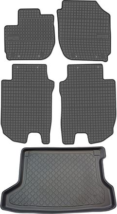 OEM Juego De Alfombrillas De Goma Para Coche Y Alfombrilla Para Maletero Para Honda Hr-v Ii Suv Desde Septiembre De 2015