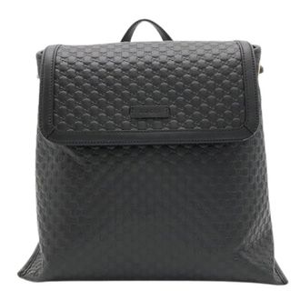 Gucci Zaino Vintage in Pelle Pre-owned - - Pre-owned - Donna - Nero - ONE SIZE
