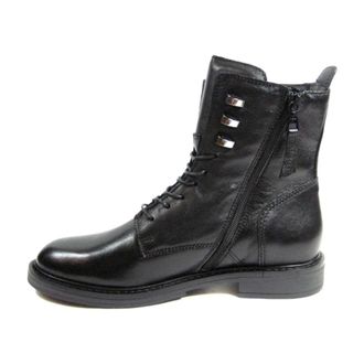 Mjus Schoenen, Dames, Zwart, 37 EU, Leer, T81208 Veterlaars