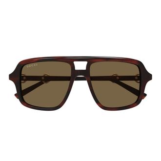 Gucci Gg2052S Sunglasses - unisex - Gucci - Sunglasses - Brown - 55 MM - Accessories