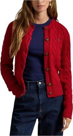 Polo Ralph Lauren Mujer, Jerseys, Rojo, Talla: XS