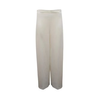 Sandro Ferrone Wide Trousers, female, White, Size: M L0769 Pantalone WO Trousers