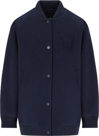 Max Mara Adorni Blue Bomber Jacket