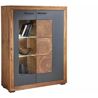 Massivmoebel24 Turin 03 Credenza in legno di sheesham - decapato 103x40x135