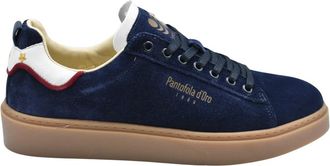 Pantofola D'oro Blauwe Veterschoenen Elegant Klassiek Ontwerp - Heren - Sneakers - Blauw - 45 EU - Schoenen