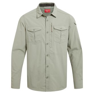 Craghoppers Mens Adventure III Nosilife Long-Sleeved Shirt (Bayleaf) - Green - Size X-Large