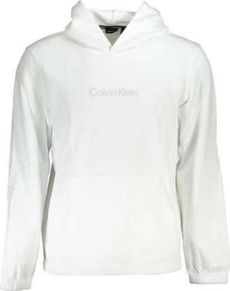 Calvin Klein Brushed Hooded Sweatshirt - Heren - Hoodies - Wit - XL - Katoen - Hoodies & sweatvesten