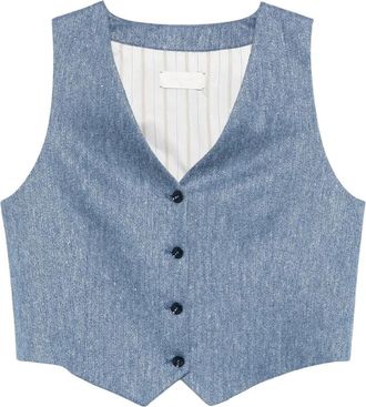 Circolo 1901 Vests - Dames - Gillet - Blauw - 2XL - Kostuums