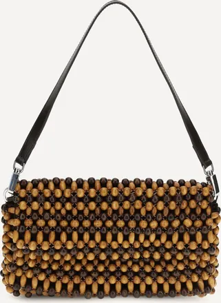Staud Timmy Shoulder Bag Multi Wood Beads Female UNI