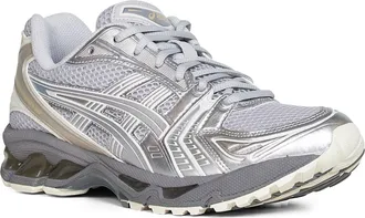 Asics Mens Sneakers Gel-Kayano 14 Concrete-Silver Artificial Leather Trainers