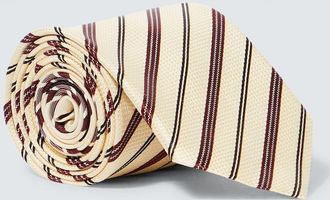Dries Van Noten Printed silk tie