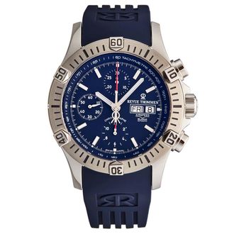 Revue Thommen Air speed Chronograph Automatic Blue Dial Mens Watch 16071.6826