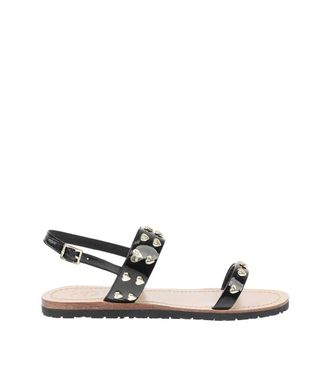 Moschino Black Studded Sandals