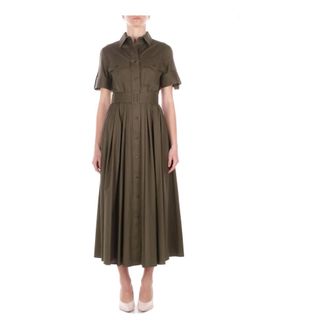 Fay Shirt Dresses, female, Green, Size: XS Shirt Dress
