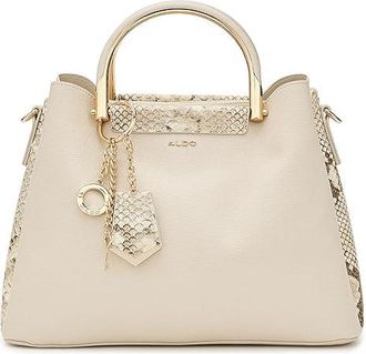 Aldo Cloenaa Satchel Womens Handbags Taupe, Polyurethane