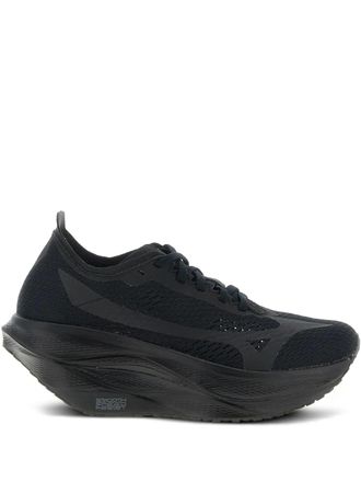 Comme Des Gar&ccedil;ons x Mizuno Wave Rebellion Pro 3 openwork sneakers - unisex - Fabric/Fabric/Rubber - 42.5 - Black