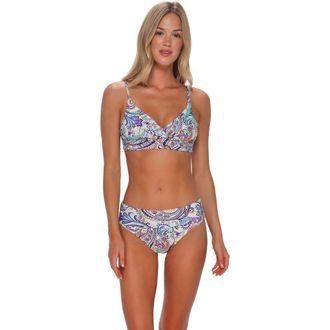 Sunsets Lyla Bralette Bikini Swimsuit Top in Tide Pool Twist at Nordstrom, Size 3X-Large