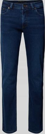 Bugatti Regular Fit Jeans mit Eingrifftaschen in Dunkelblau, Größe 32/30