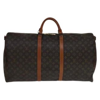 Louis Vuitton Vintage, unisex, Bruin, ONE Size, Pre-owned Weekendtas