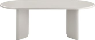 Moloo de comedor ovalada para 8/10 personas 220 cm color arena