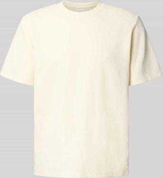 Jack & Jones Jack & Jones T-Shirt mit Strukturmuster Modell EAUSTIN in Offwhite, Größe XL