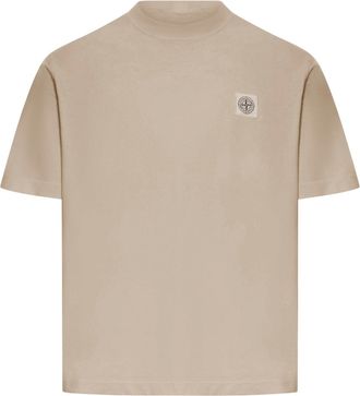 Stone Island REGULAR FIT T-SHIRT WITH COMPASS LOGO - Stone Island - Man