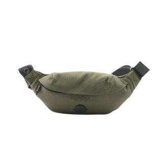 Moncler Pre-owned Durance Small heuptas - Heren - Pre-owned - Groen - Maat: ONE Size Leer