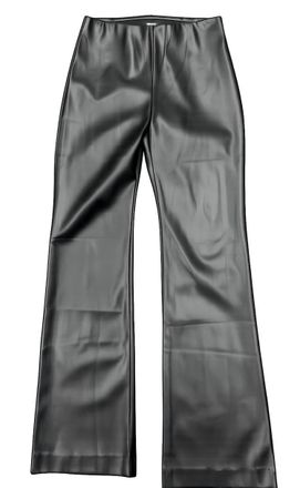 Karen Kane Womens Faux Leather Pant In Black