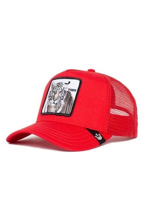 Goorin Brothers The White Tiger Patch Trucker Hat in Red at Nordstrom