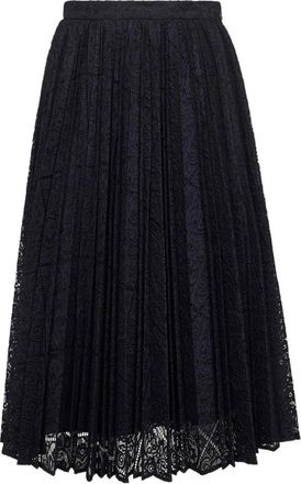 Max Mara Dames, Rokken, Blauw, Maat: XS Satijn