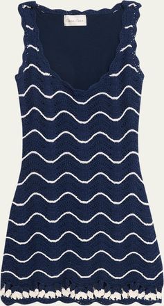 Cara Cara Orel Crochet Mini Dress