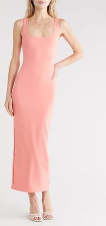Good American Sculpting Modern Tank Maxi Dress in Coral002 at Nordstrom Rack, Size Medium