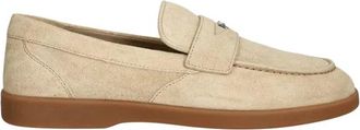 Michael Kors Wesley Slip On - Heren - Loafers - Beige - 46 EU - Leer - Schoenen