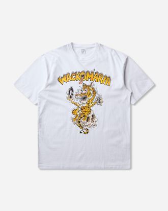 Wacko Maria Men s Tim Lehi Washed Heavy Weight T-Shirt White