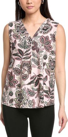 Jones New York Printed Tank Shirt