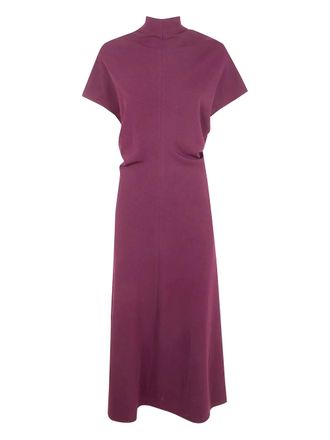 DRHOPE High-neck dress - Paars
