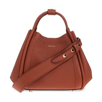 Max Mara Handbags, female, Brown, Size: ONE SIZE Marine XS Leather Handbag