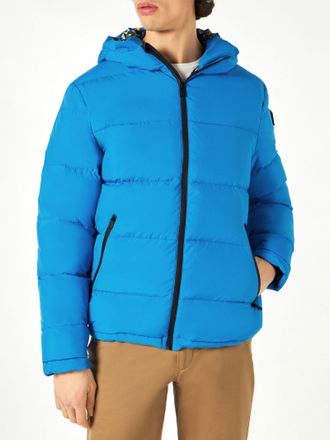 MC2 Saint Barth Bluette Hooded Down Padded Jacket Ducky Print Lining