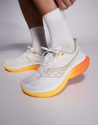 Saucony Endorphin Speed 5 - Scarpe da corsa color avorio e arancione-Multicolore