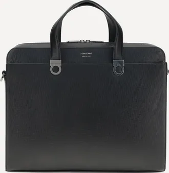Ferragamo Borsa a Mano da lavoro Gancini Man UNI