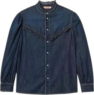 Twinset Mujer, Blusas y Camisas, Azul, Talla: S