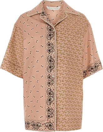 Palm Angels Camicia - Dames - Overhemden - Veelkleurig - XS - Katoen - Overhemden