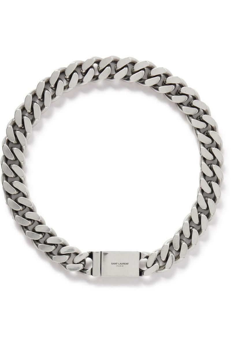 アクセサリーその他 SAINT LAURENT Men Jewel Silver 819796Y1500 8304 Saint Laurent: Silver Jewelry now up to −62% | Stylight