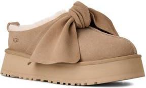 UGG Classic Mini Bow Genuine Shearling Lined Slipper in Sand at Nordstrom Rack, Size 12