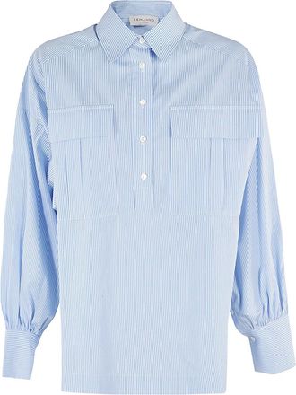 Ermanno Scervino Camicia in cotone - Blu