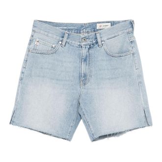 AG - Adriano Goldschmied AG Jeans, Denim Shorts, female, Blue, Size: W26 Ex-Boyfriend Short